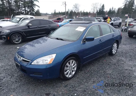 2006 Honda Accord 3.0 Ex z USA, uszkodzony, nr VIN 1HGCM66536A009206